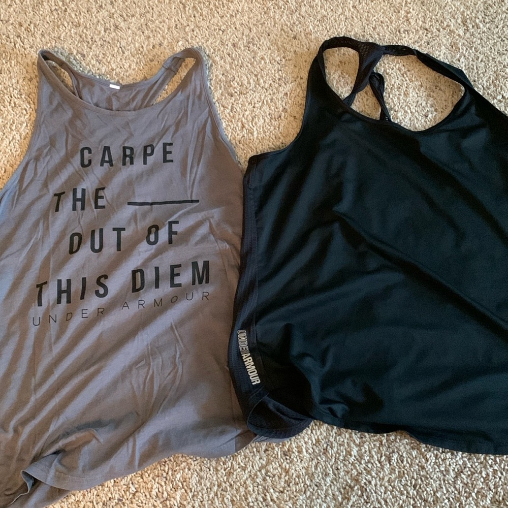2 Under Armour Running Tanks